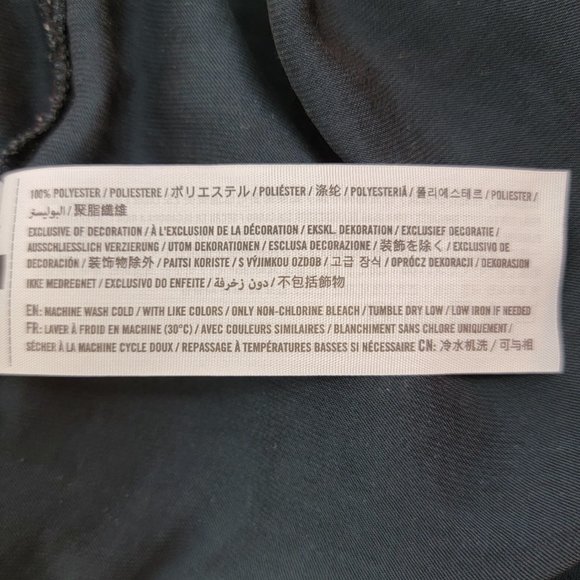 Abercrombie & Fitch Peasant Top Button Down Blouse Tie Sleeves Women's Small - Picture 9 of 11